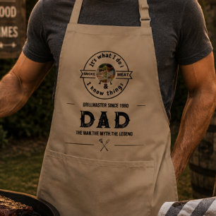Tablier C'est ce que je fais Je fume de la viande Photo dr