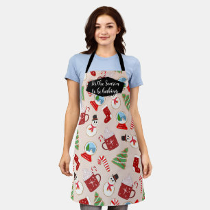 Tablier C'est la saison Baking Christmas Cookie Motif