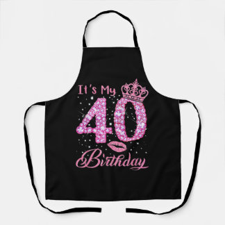 Tablier C'est ma reine du 40e anniversaire