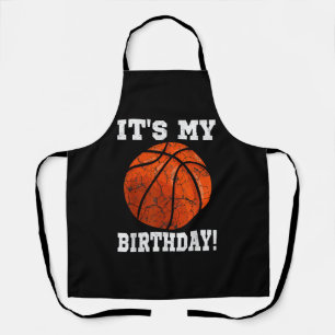 Tablier C'est mon anniversaire Basketball Lover cadeau Ret