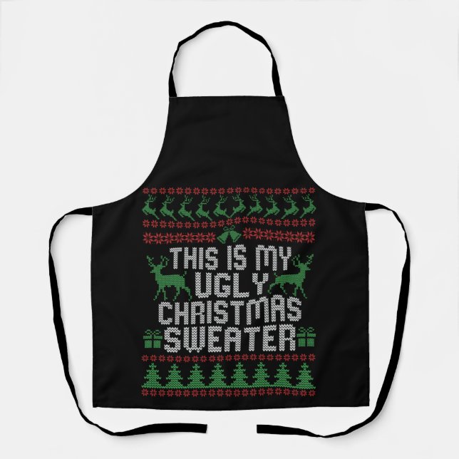 Tablier C'est mon vilain cadeau de Noël (Recto)