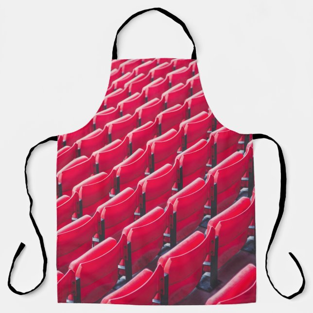 Tablier Chaises de théâtre rouges (Recto)