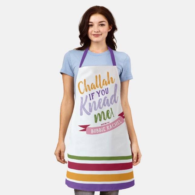 Tablier Challah si vous me connaissez Apron (Porté)
