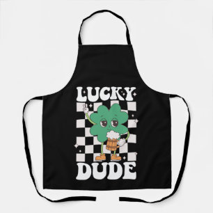 Tablier Chanceux Shamrock Saint-Patrick Jour Irlandais Gro