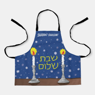 Tablier Chandelles Shabbat - Petites