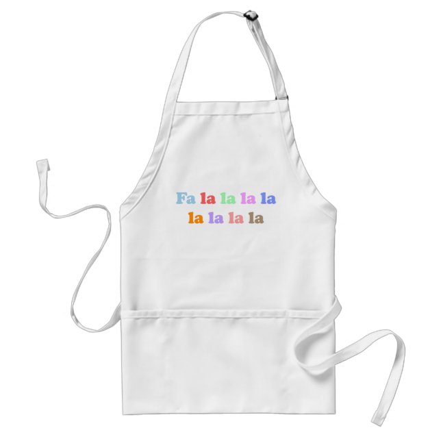 Tablier Chanson de Noël Lyric Apron (Devant)