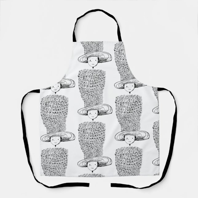 Tablier Chapeau de fleurs (Recto)