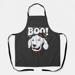 Tablier Chapeau de sorcière de chien de Boo Halloween Chau