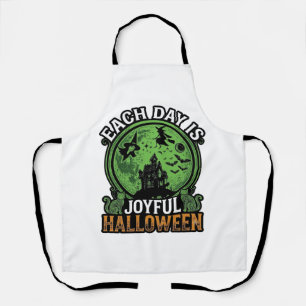 Tablier Chaque jour Maison Hantée Halloween Joyeuse Sorciè
