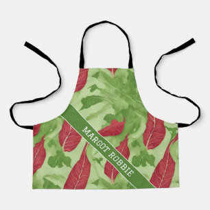 Tablier Chard suisse Aquarelle Motif coloré
