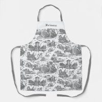 Chariot français personnalisé de Dawn Toile-Grey
