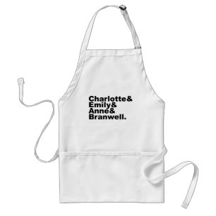 Tablier Charlotte Emily Anne Branwell Sœurs Bronté