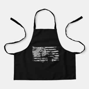 Tablier Chasse Archer Drapeau Américain Chasse Bowhunting