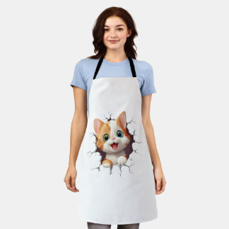 Tablier chat amusant APRON