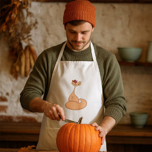 Tablier Chat avec Fleur Cute Kawaii Kitty