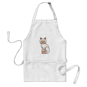 Tablier Chat Birman / Ragdoll Point Rouge