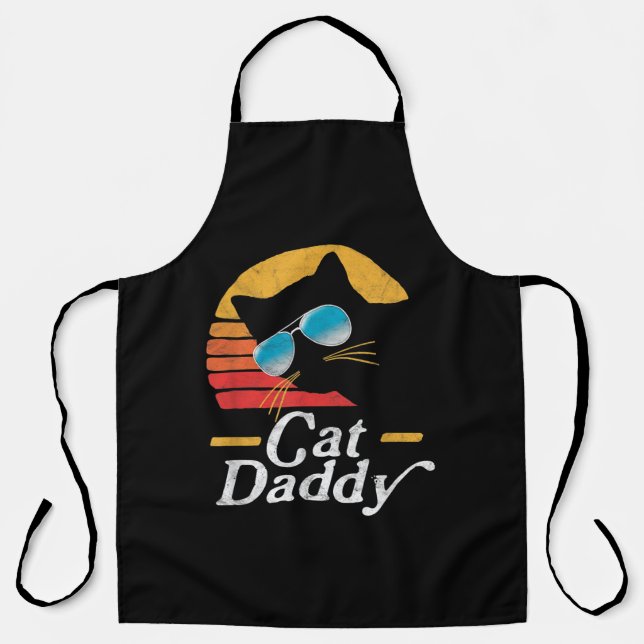 Tablier Chat Daddy Vintage 80s (Recto)