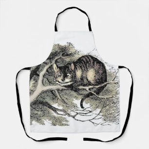 Tablier Chat de Cheshire Alice au Pays des Merveilles Clas