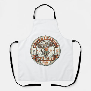 Tablier Chat de mascotte de pom-pom girls Chat de mascotte