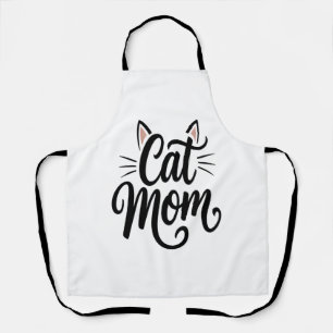 Tablier Chat Maman Whiskers et Oreilles