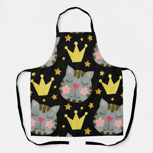 Tablier Chat Motif Cute Animaux Animaux (Recto)