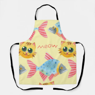 Tablier Chat Motif mignonne Colorful Animaux Animaux