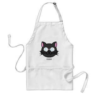 Tablier Chat noir Chat noir Chat gris Chat portant des lun