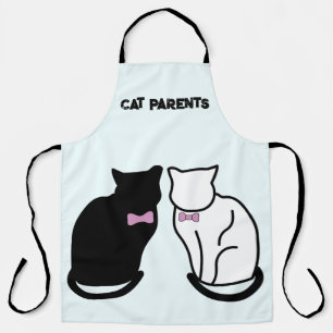 Tablier Chat noir et blanc