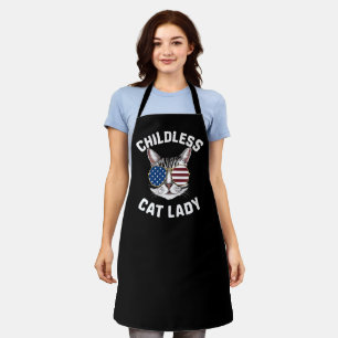 Tablier Chat sans enfant Lady Kamala Harris 2024