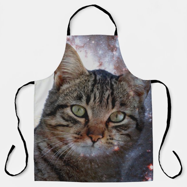 Tablier Chat spatial (Recto)