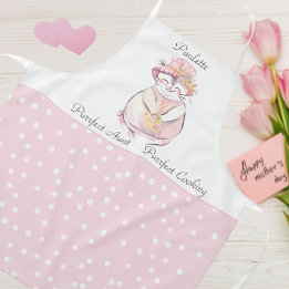 Tablier Chat sucré de tante Purfect Personnalisé