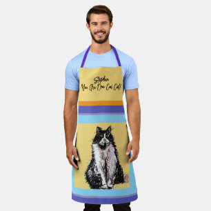 Tablier Chat Tuxedo Pastel Chats Femme Pastel Couleurs