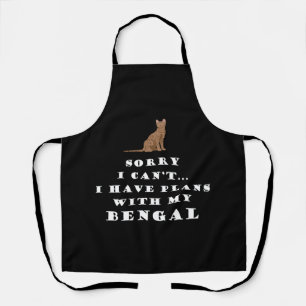 Tablier Chats Bengali Chat Mignon Drôle