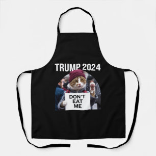 Tablier Chats Ne Me Mangez Pas Pour Trump 2024 