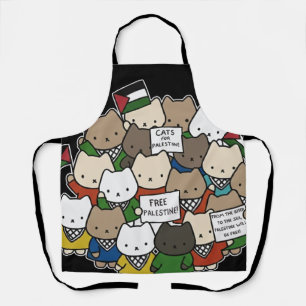 Tablier Chats pour la Palestine – Kawaii Cats pour la Just