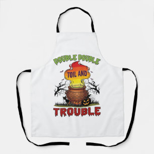 Tablier Chaudière Double Travail Problème Halloween Chat N