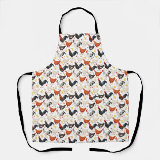 Tablier Chaussettes d'oeufs de poulet amusantes