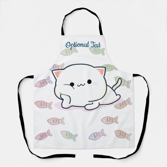 Tablier Cheeky Kawaii Style Kitten (Recto)