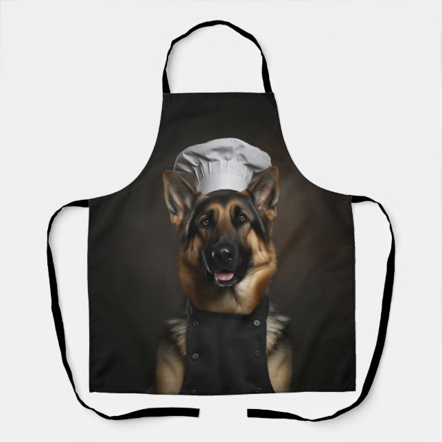 Tablier Chef berger allemand (Recto)