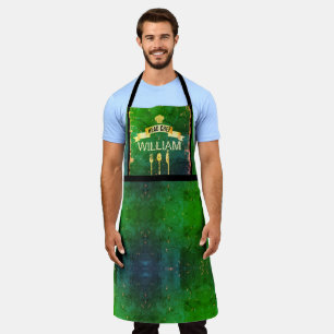 Tablier Chef cuisinière verte