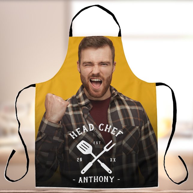 Tablier Chef de cuisine moderne Nom du Cool Homme's Apron (Créateur téléchargé)