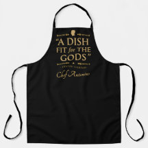 Chef Élégant Cuisinier Classique Drôle Citation Bl