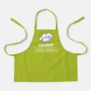 Tablier Chef en formation Chef Casquette pour enfants Oliv