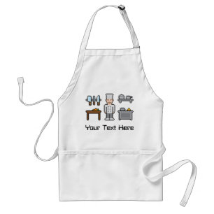 Tablier Chef fait sur commande de pixel