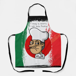 Tablier Chef italien en colère