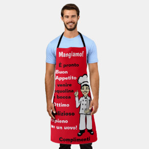 Tablier Chef italien - Mangiamo