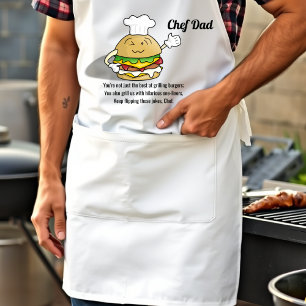 Tablier Chef Papa Continue À Flipper Ces Blagues Fête des