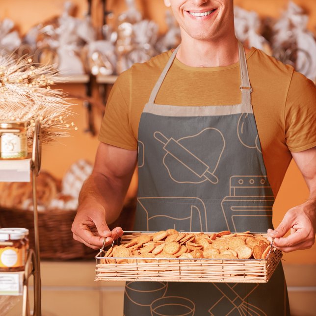 Tablier Chef Papa Master Cuisine & Cuisine Fun Ustensile G (Créateur téléchargé)