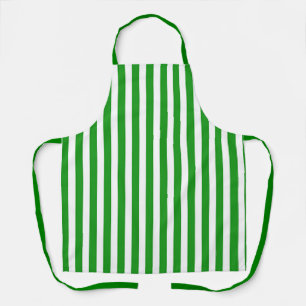 Tablier Chef Pâtissier Grillades Rayures Vertes