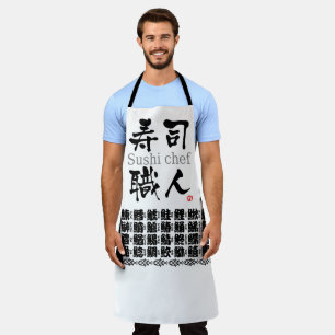 Tablier Chef sushi KANJI
